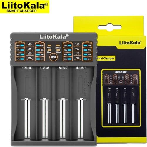 Liitokala Lii-402 18650 Charger Charging 18650 1.2V 3.7V 3.2V AA / AAA 26650 10440 16340 NiMH Lithium Battery Charger