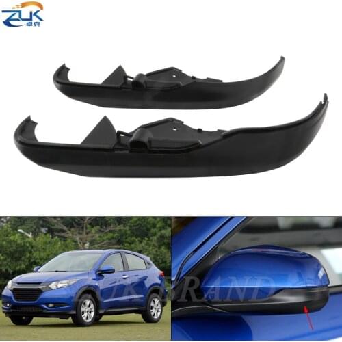 ZUK Exterior Rearview Mirror Lower Cover For HONDA HRV VEZEL RU 2014 2015 2016 2017 2018 2019 2020 Side Mirror Bezel Base Shell