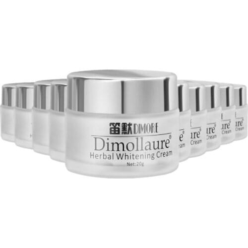 10pcs Dimollaure face whitening cream Freckle cream Remove melasma sunburn Acne Spots pigment Melanin Dimore scar removal cream
