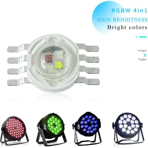 20pcs/lots 12W RGBW 4IN1 led lamp beads stage lighting special LED light bead for 7x12w 12x12w 18x12w 24x12w Led Par Lights