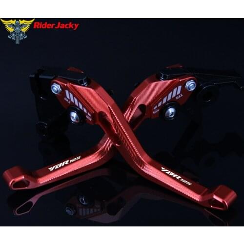 3D Rhombus Hollow design Motorcycle CNC Adjustable Brake Clutch Levers For YAMAHA YBR125 YBR 125 2005-2010 2006 2007 2008 2009