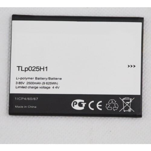 5pcs 2500mah Phone battery TLp025H1 for Alcatel OneTouch POP 4 OT-5051X OT-5051D 5051X 5051D 5051J 5051M TLp025H1 mobile battery