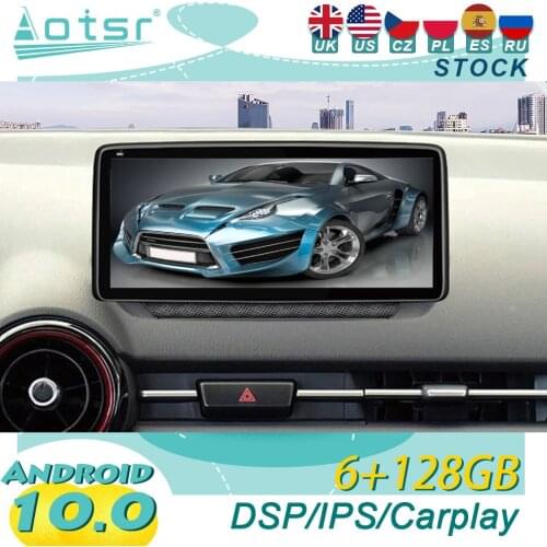 Android 10.0 For Mazda CX-3 2018+ Car GPS Navigation Stereo DVD Player Streaming Media Multimedia Player Head Unit