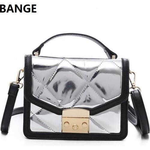 BANGE Womens Shiny Bags