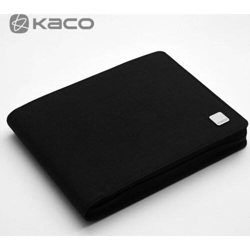 KACO Pen Pouch Pencil Case Bag Available for 20 Fountain Pen / Rollerball Pen Case Holder Storage Organizer Waterproof, Black