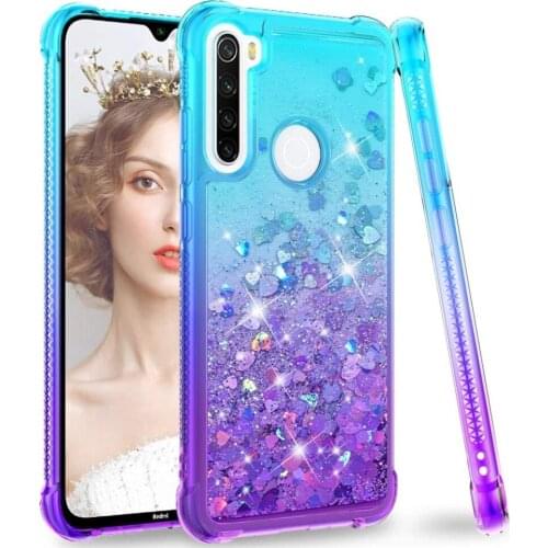 Quicksand Case For Xiaomi Redmi Note 8 Pro Gradient Glitter Soft Silicone Cover For Xiaomi Redmi K20 Mi 9T Pro 7A Case