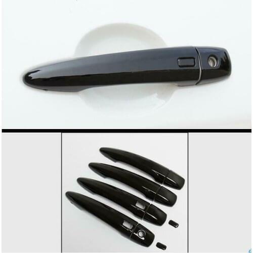 FOR 2020-2021 Nissan Sentra Altima ABS Glossy black outer door handle cover trim Car modification Auto parts