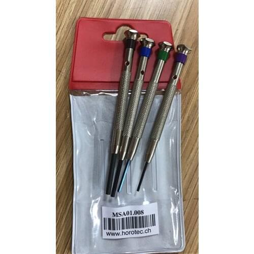 MSA01.108-5 External hexagonal screwdriver WATCHMAKERS ERGONOMIC 4PIECE SET slot type screwdriver TO repair the watch