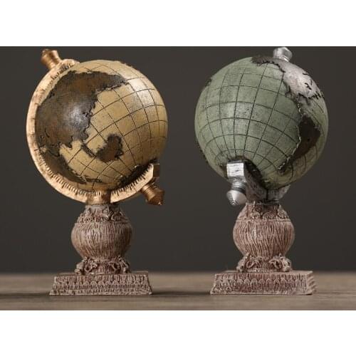 Living room study Home Furnishing American retro Cafe creative globe decor room cabinet dies spinnerroom