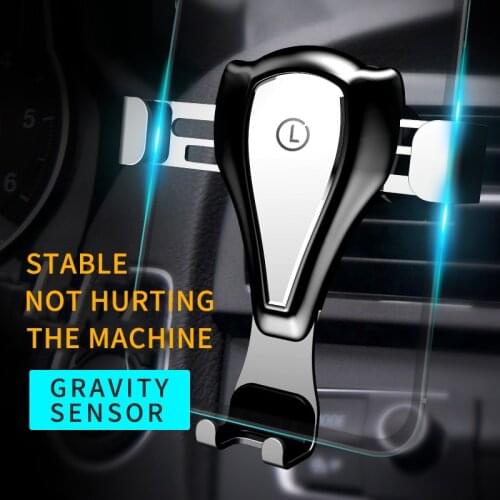 COOFUN Gravity Car Holder For Phone in Car Air Vent Clip Mount For iPhone X 7 Support Smartphone Stand No Magnetic