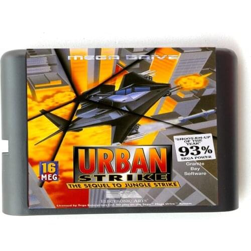 Urban Strike 16 bit MD Memory Card for Sega Mega Drive 2 for SEGA Genesis Megadrive
