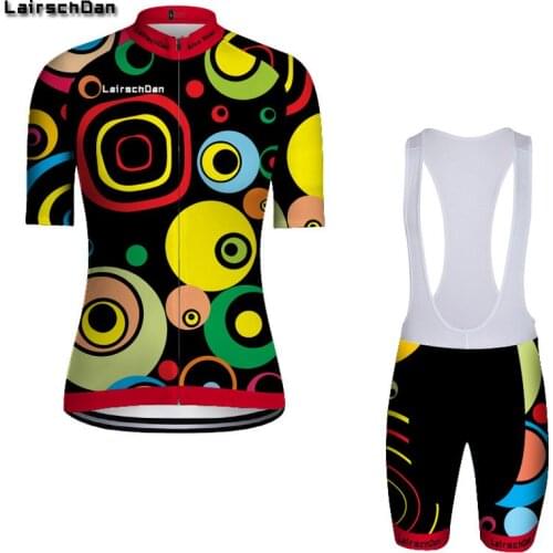 SPTGRVO LairschDan Women Summer Cycling Jersey Short Sleeve Set Road Bike Clothing Kit Bicycle Wear Suit Ropa Ciclismo MtbOutfit