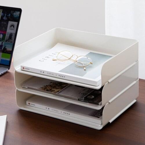 Multifunctional Desktop Sundries Storage Box Household Accessories Stackable Office Organizer Cosmetic Book Storage Basket Case