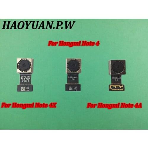 HAOYUAN.P.W Original Rear Front Back Camera Module With Flex Cable Ribbon Replacement For Xiaomi RedMi hongmi NOTE 4 NOTE 4A 4X