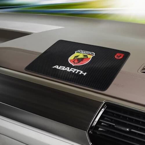 1PCS Car Non-Slip Mat Auto Interior Dashboard Phone Anti-Slip Mat For Fiat Abarth Punto 500 Ducato Palio Bravo Car Accessories