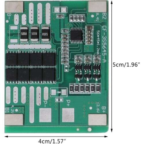 2021 New 25A 12V 3S Polymer Li-ion Lithium 18650 Battery Charger PCB Protection Board