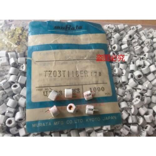 Original new 100% trimmed capacitor adjustable capacitor 11PF TZ03T110ER DIP white (Inductor)