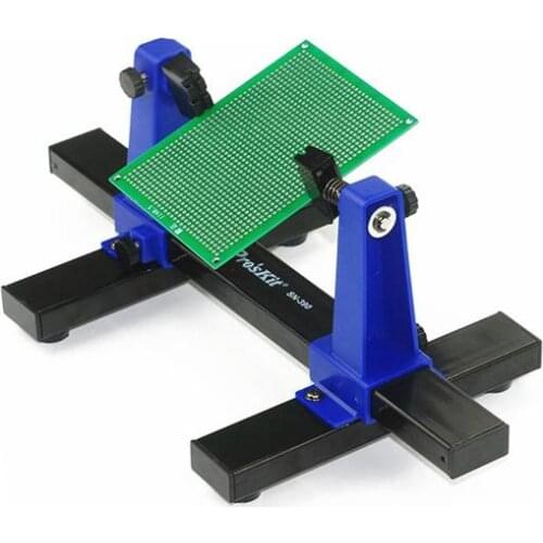 SN-390 Adjustable Printed Circuit Board Holder Frame PCB Soldering and Assembly Stand Clamp Fixture Jig Tool 360 Degree Rotation