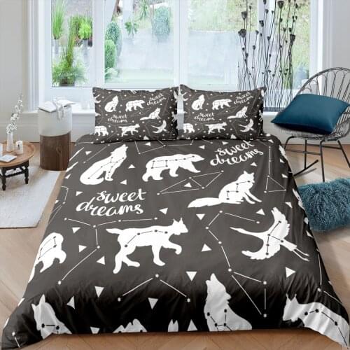 Constellation 3D Wishing Bottle Duvet Cover Pillowcase Soft Home Textiles Bedding Set 2/3 Pcs Single Queen King Quilt Cover