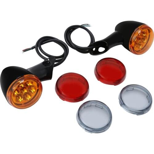 Motorcycle Front Turn Signal LED Amber Lights For Harley XL48 XL1200X 2016-2021 2020