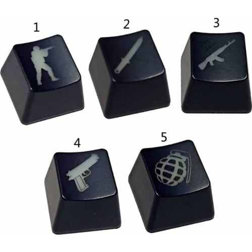 Only Keycap DIY ABS Backlit 1 Key Creative CSGO Keycap for Mechanical Keyboard Installation OEM Profile R4 Height