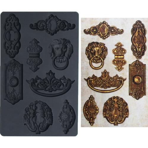 Totem Relief & Keyhole Silicone Mold Fondant Mould Cake Decorating Tools Chocolate Gumpaste Molds, Sugarcraft Kitchen Gadget