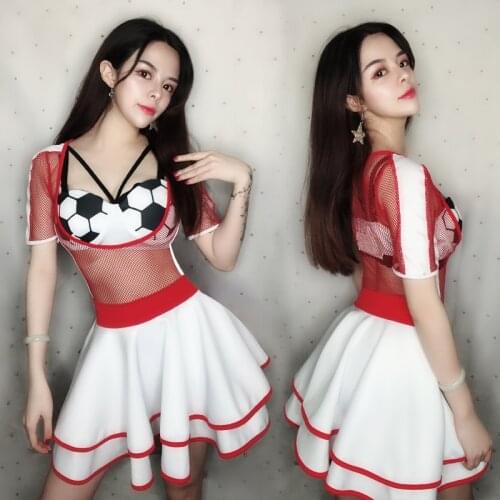 Nurse Uniform Party Gogo Cosplay Costumes Bar Ds Lead Dancers Nightclub Dj Stage Costumes Pole Dance Clothing For Women DN8394