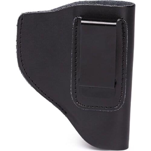 Universal Hidden Hunting Tactical Holster In Genuine Leather Cover Hunting Combat Holster Revolver Camping Gun Accessories