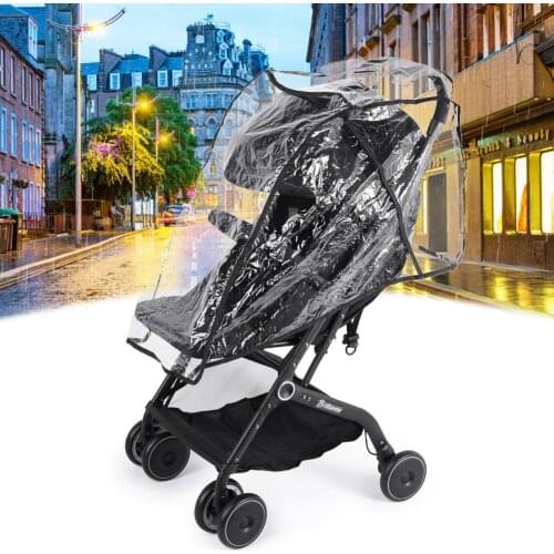 Baby Stroller Waterproof Rain Cover Pushchair Transparent Wind Dust Shield new baby trolley