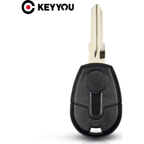 KEYYOU 15pcs/lot Replacement Remote Car Key Shell Case Cover For Fiat Transponder Key Shell Blank Case Cover GT15R blade