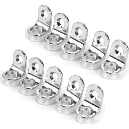 10pcs Suction Cup Base Metal Plate Glass Shelf Support Holder