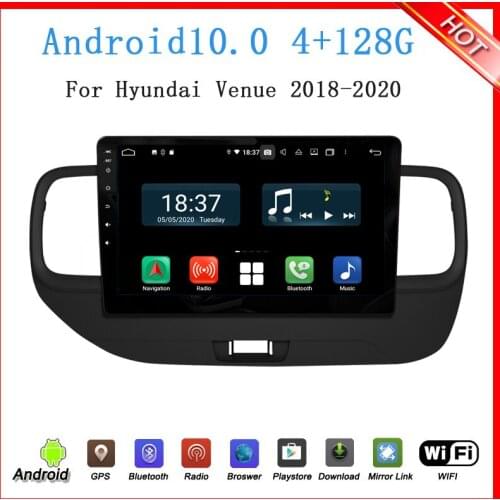 ROM 64GB Octa Core Android 9.0 Car DVD GPS Multimedia Player for Venue 2018-2020 audio stereo DSP gps navigation wifi