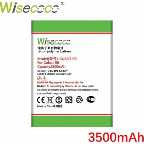 Wisecoco 3500mAh Battery For CUBOT C5 C 5 j5 j 5 Cell Phone In Stock High Quality +Tracking Number
