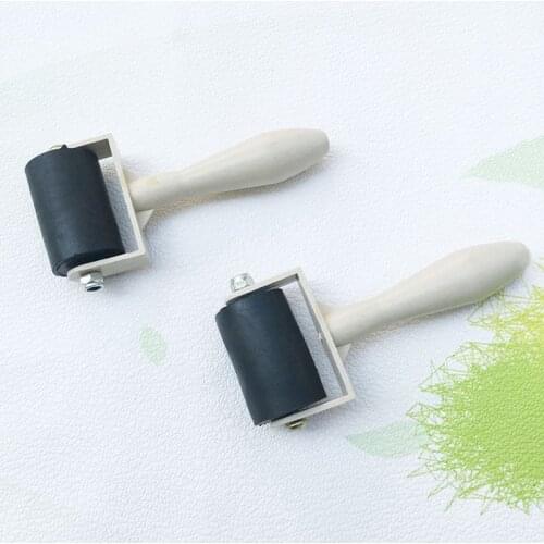 Non-Stick Roller Pin Clay Roller Pottery Rolling Pin Modelling Tool Stamping Brayer Art Clay Tools For Craft 3.5*8*11cm