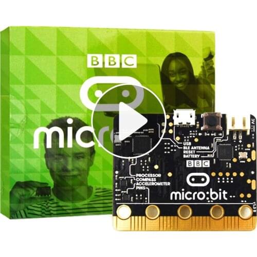 BBC micro:bit NRF51822 Bluetooth Cortex-M0,25 LED light.A computer for kids beginners to programming,support windows,iOS etc