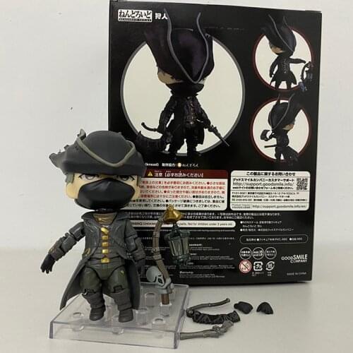 Q version 1279# Bloodborne Figure The Old Hunter Sickle Hunter Action Figure Collectible Model Toys Gift