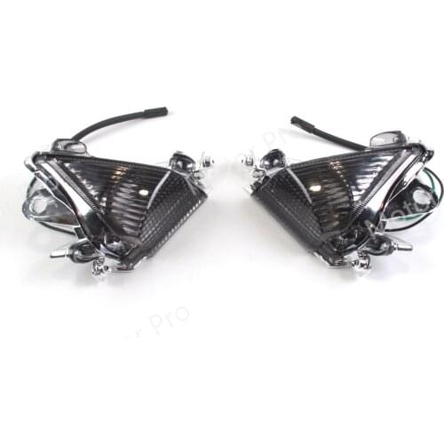 2 PCS Turn Signal Light Cover Lens For Kawasaki Ninja ZX10R ZX-10R 2004 2005 Blinker Lamp Shell Motorcycle Accessories