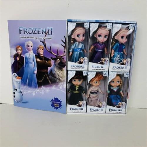 Disney cartoon snow and ice princess isaanna doll hand made dolls can be DIY changed, suitable for sending children