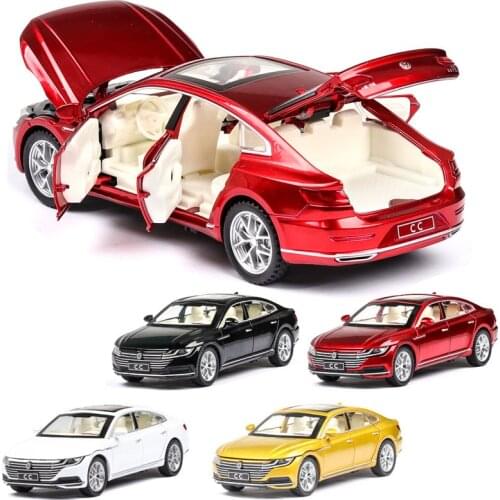 High Simulation 1:32 Arteon Alloy Car Model Die Cast Toy Acousto-optic Pull Back Vehicles Collectibles Toy For Children Boy Gift