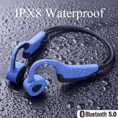 Bone Conduction Headphone Sports Waterproof Headset Wireless Bluetooth 5.0 Earphone Outdoor Music Player For Sports Outdoors