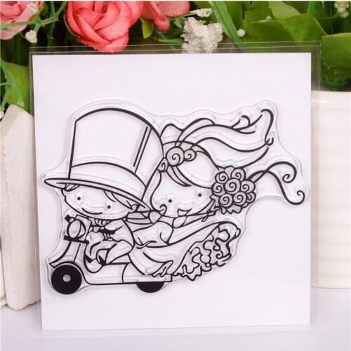 New Cartoon Pattern Stamp Scrapbooking Alphabet Stamp Embossing Craft Silicone Transparent Stampstampons