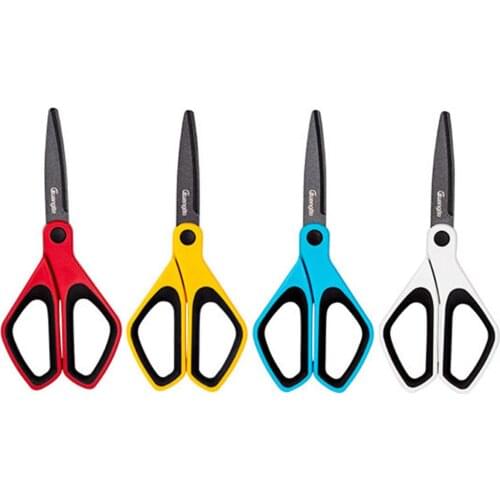 Non-Stick Scissors Professional Stainlesst Grip Straight Office Craft Scissors Steel Comfort Sof Hand Scissors