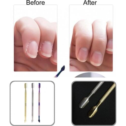 Dead Skin Pusher Portable Lightweight Hand Foot Dual Use Manicure Cuticle Remover for Home