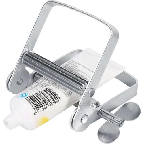 Portable Toothpaste dispenser Aluminum Alloy Rolling Tube Squeezer Tooth Paste Squeezer Toothpaste Dispenser Bathroom