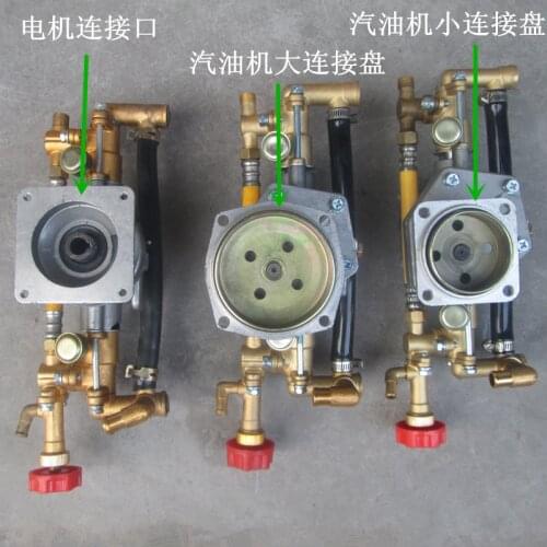 10bar 8L/min Knapsack sprayer / double cylinder plunger pump spray irrigation high pressure pump head pesticide pump parts