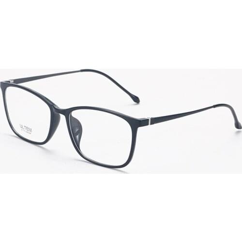 Width-136 Ultra-Light B-Titanium Temple ULTEM Steel Glasses Frame Retro-Square Men Women Eyewear Frame Optical Accessory Glasses