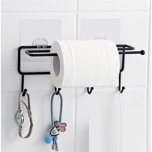 Bathroom Rack Drain Rack Household Washing Racks Free Punching Wrought Iron Double Shelf Storage Shelf Bathroom