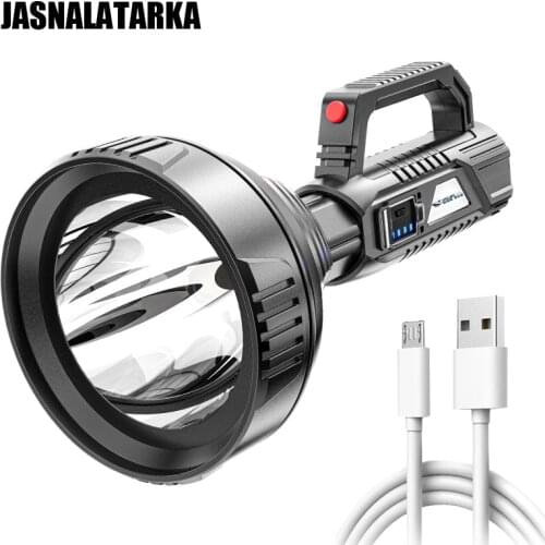 LED USB Recharge Flashlight Strong Bright Hard Light Long-range Ultra-bright Outdoor Fishing Led Flash Lamp Portable Searchlight