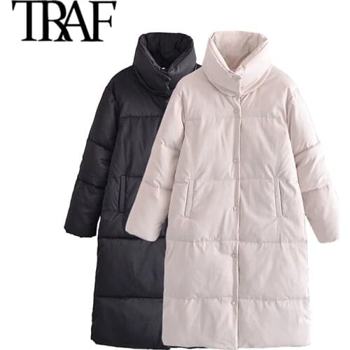 Женские зимние парки TRAF China At AliExpress