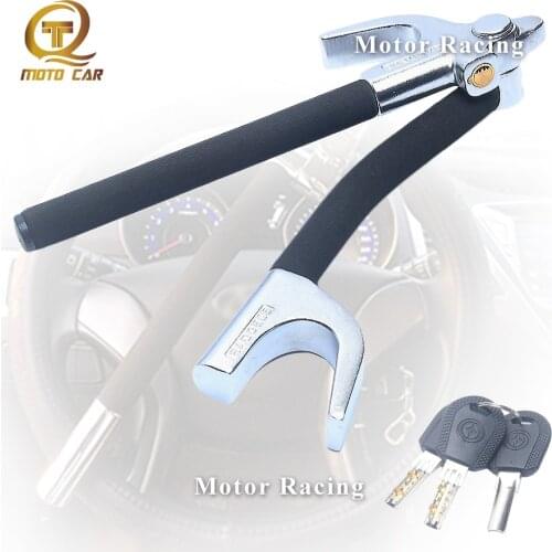 Universal Car Steering Wheel Anti-theft Lock Lock Key Device Antifurto Auto Wheel Car Security Theft Prevention 3 Key Train Boat